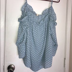 Off the shoulder blouse